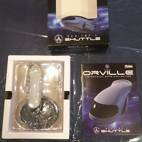 Eaglemoss Orville Hero Collector ECV197-1 Shuttle model Diecast With Magazine - Picture 2 of 2